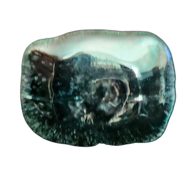 Vintage Thomas Pacconi Glass Ornament – Reindeer Chimney with Holly Collar 3" - Picture 6 of 6